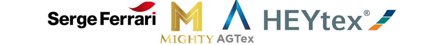 Logo Brand Membran: Serge Ferrari, Mighty, Agtex, Heytex