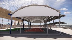 Tenda Membran Lapang Tenis